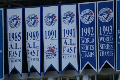 Sure would be nice to hang another banner out in centre field