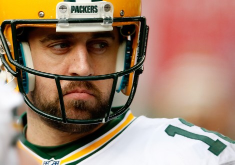 A common sight this season; A frowning Aaron Rodgers